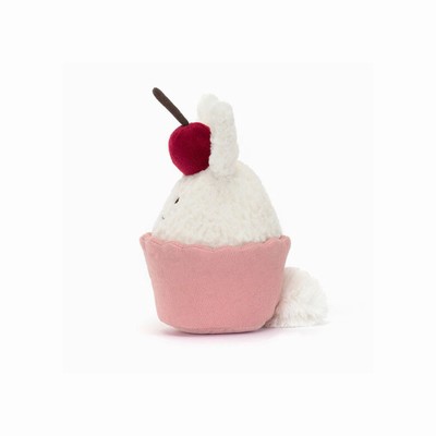 Jellycat Dainty Dessert Bunny Cupcake UK | 91827HXPB